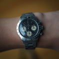 Load image into Gallery viewer, 【STOCK】The Chronograph クロ "KURO" FullyAged / SS bezel
