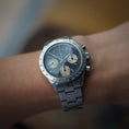 Load image into Gallery viewer, 【STOCK】The Chronograph クロ "KURO" FullyAged / SS bezel