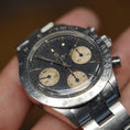 Load image into Gallery viewer, 【STOCK】The Chronograph クロ "KURO" FullyAged / SS bezel
