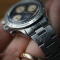 Load image into Gallery viewer, 【STOCK】The Chronograph クロ "KURO" FullyAged / SS bezel