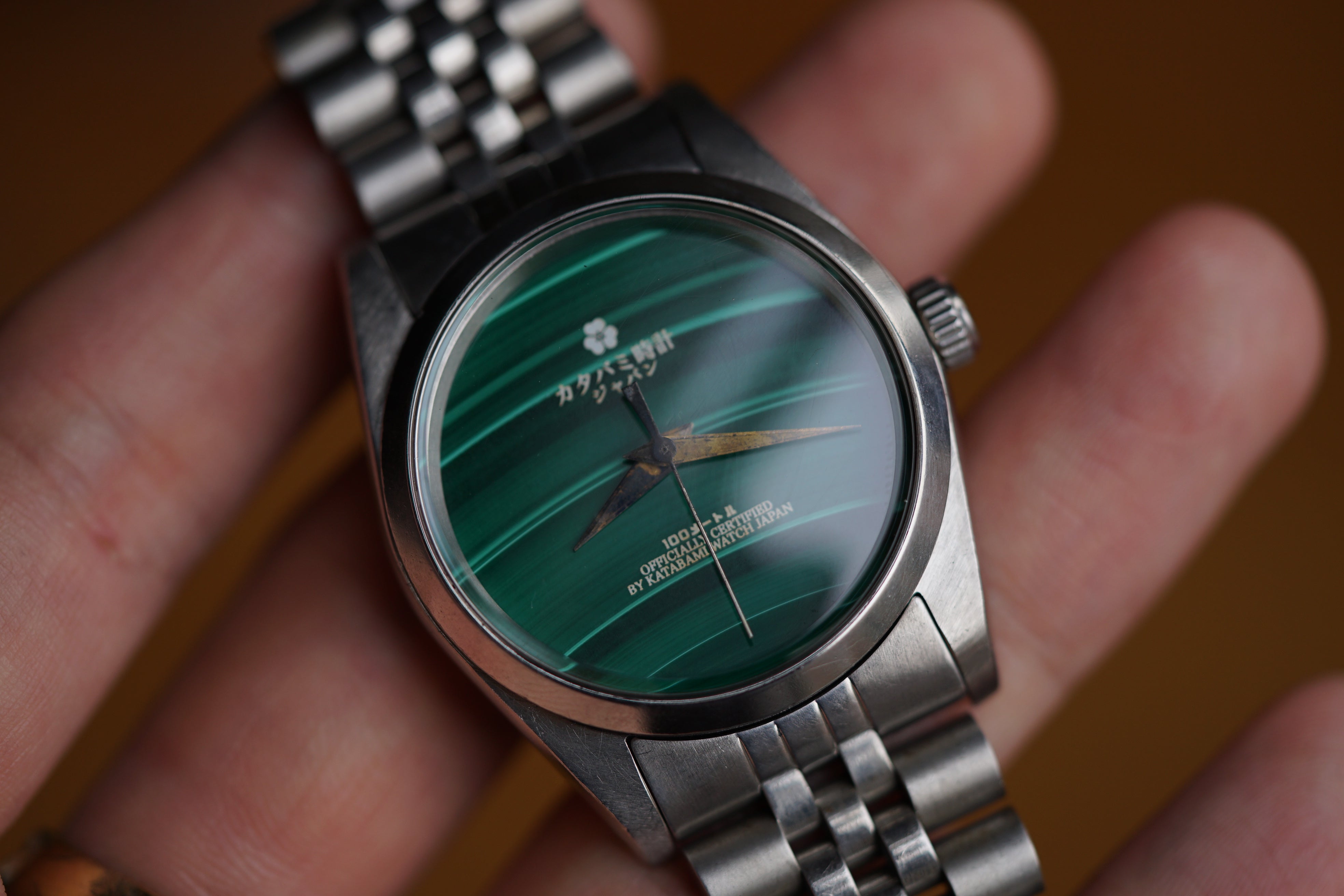 The 36mm “Malachite” – KATABAMI WATCH JAPAN