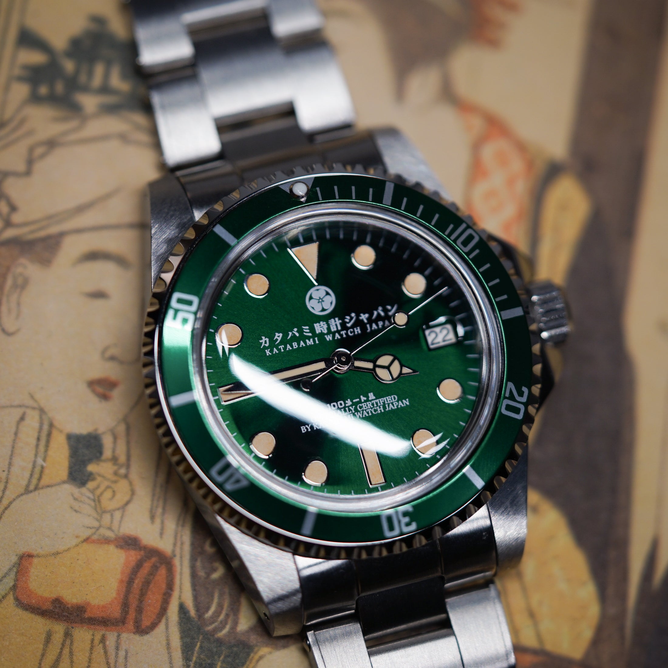 【STOCK】 The Diver “CANDY GREEN”