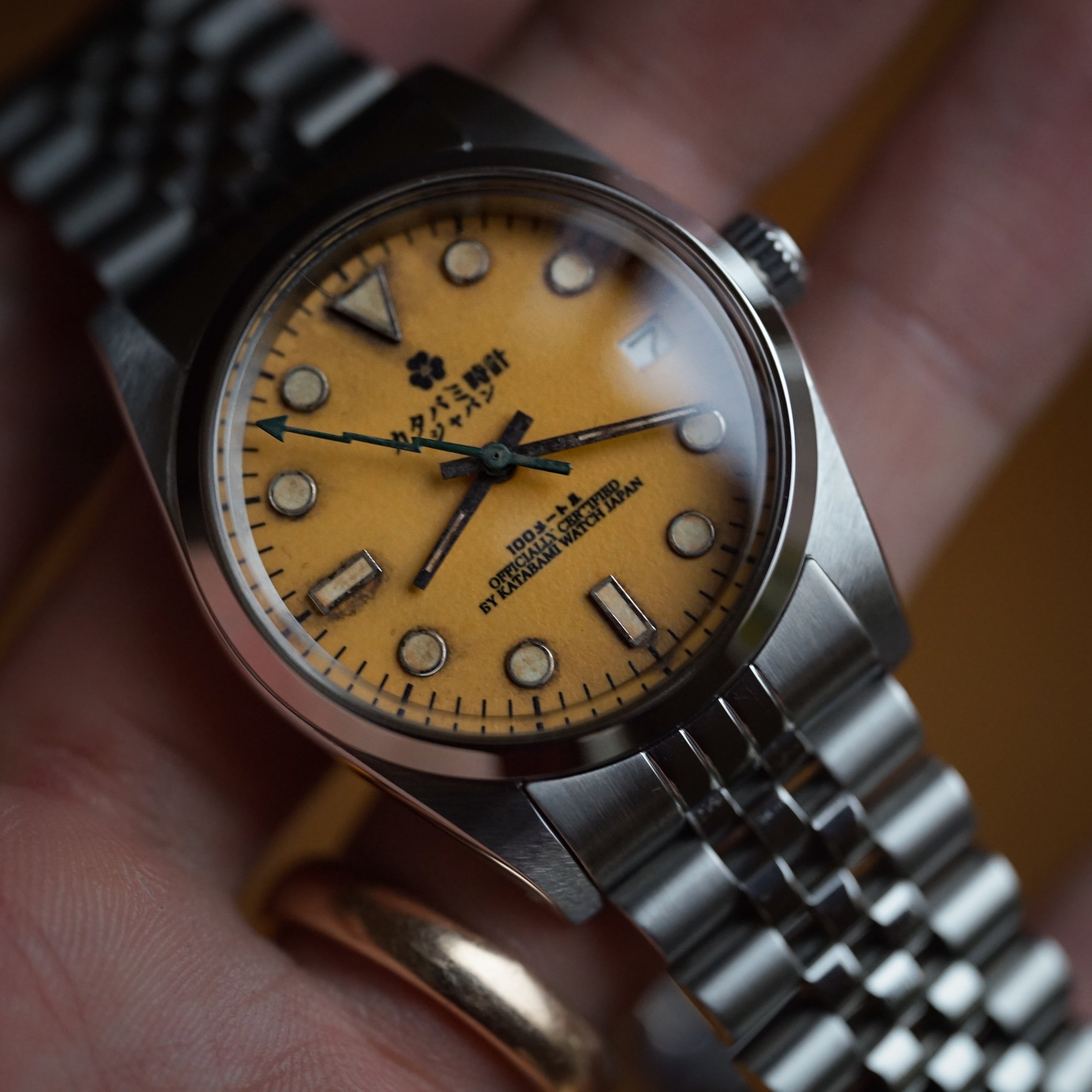 STOCK】The 36mm “MIMOSA” – KATABAMI WATCH JAPAN