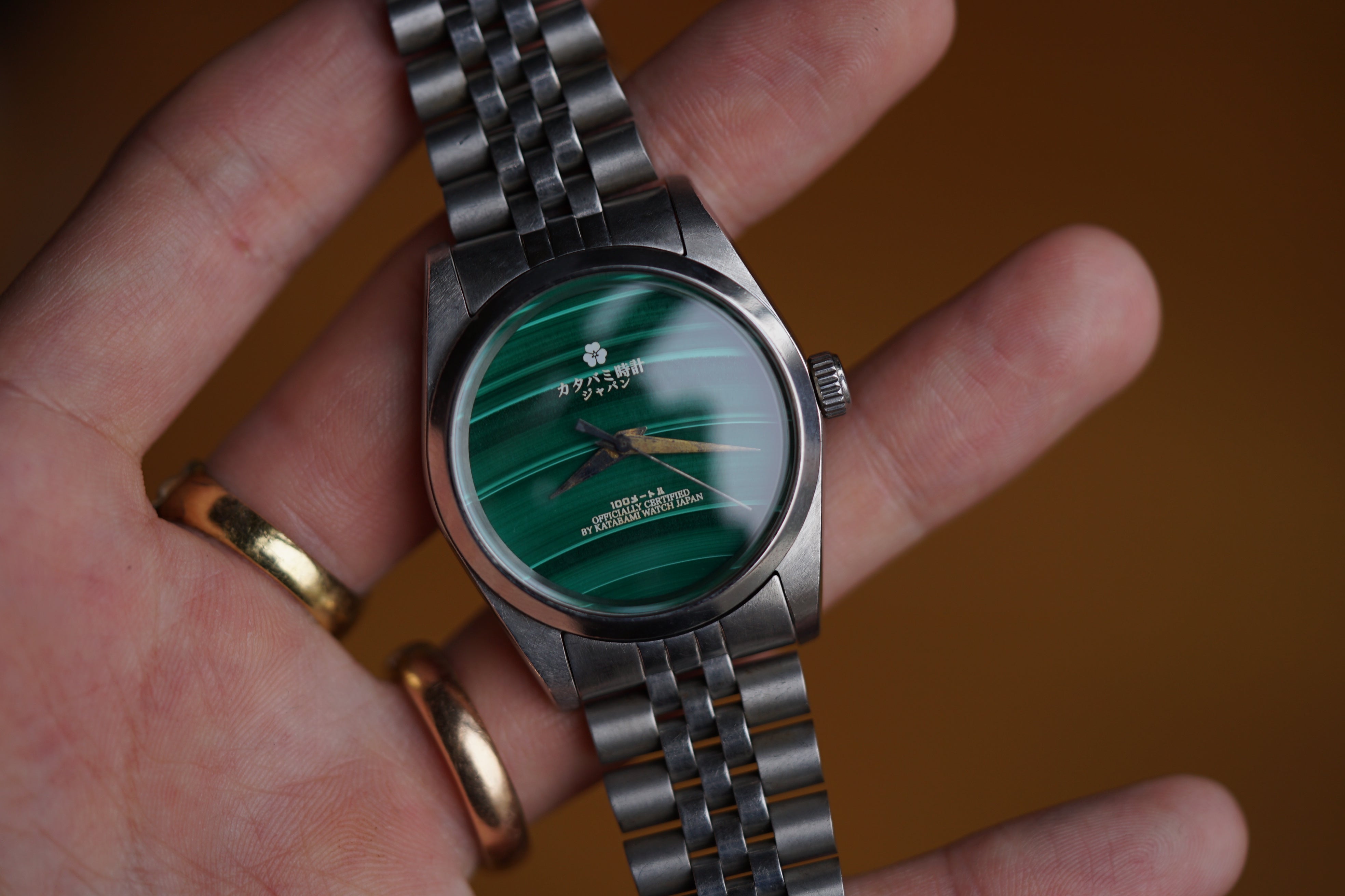 The 36mm “Malachite” – KATABAMI WATCH JAPAN