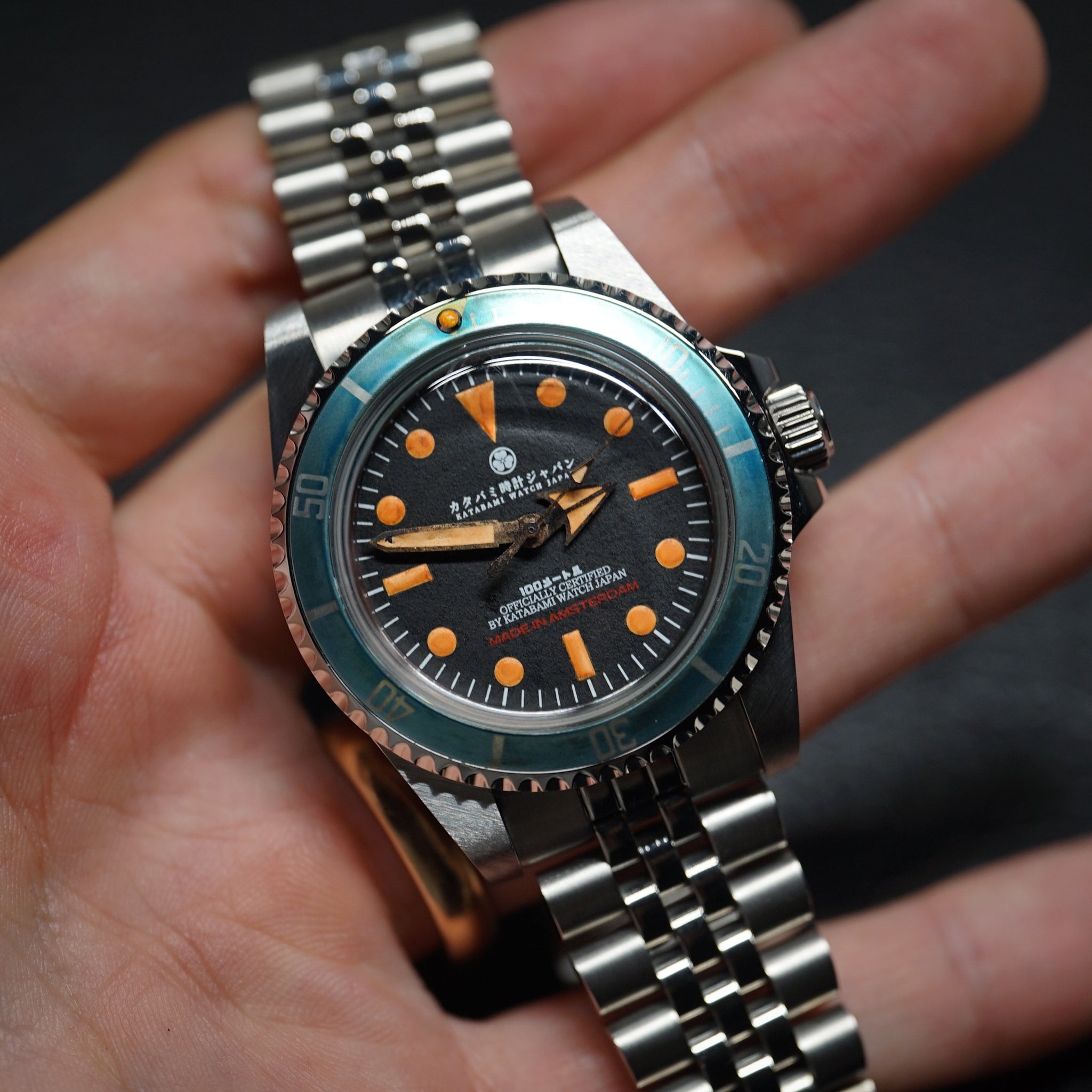 STOCK】 The Diver “SKY” 改 – KATABAMI WATCH JAPAN