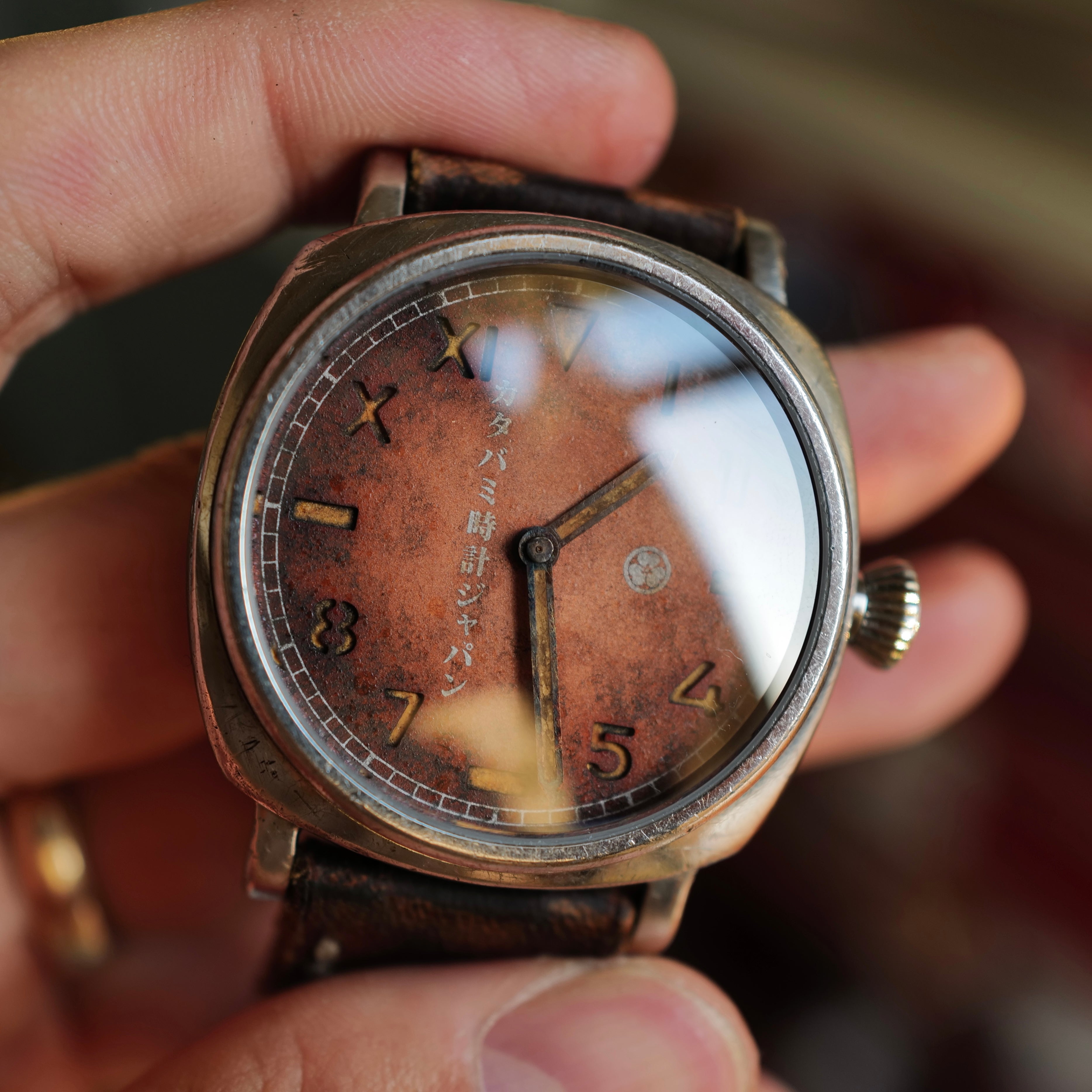 The Shikaku 茶色 “CHAIRO” – KATABAMI WATCH JAPAN