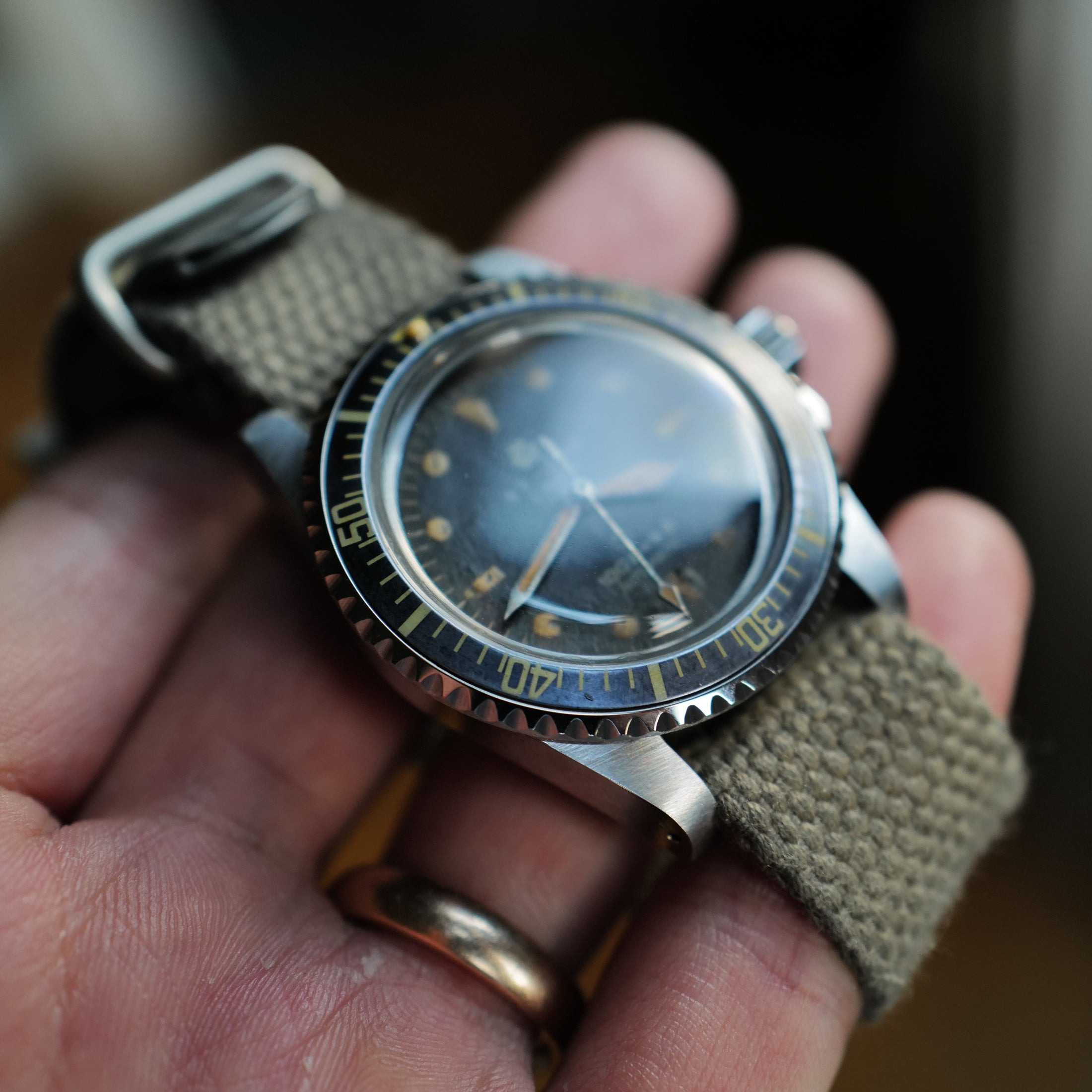 【STOCK】 The Diver "MIL" Spider Crack dial