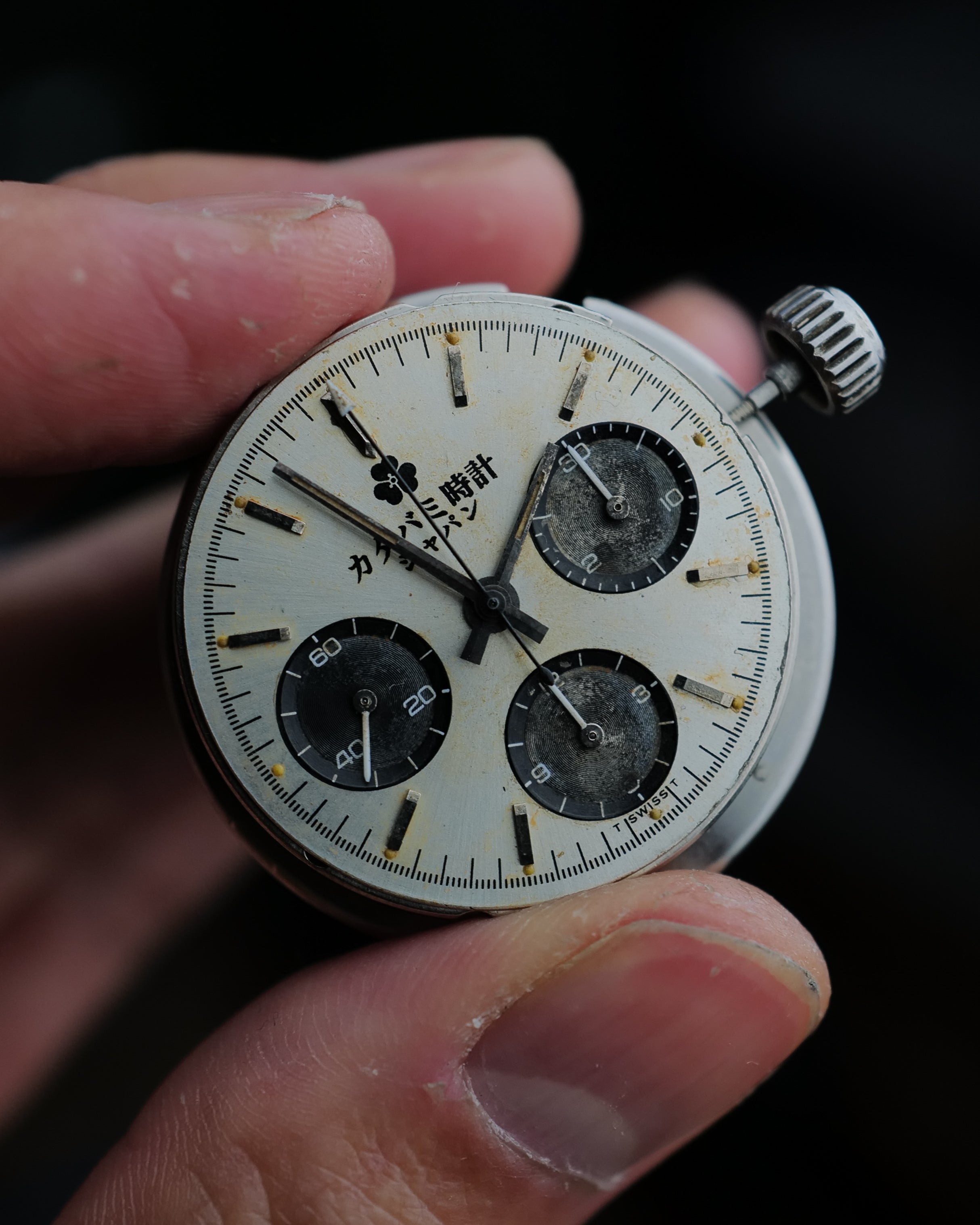 STOCK】The Chronograph 「銀」 