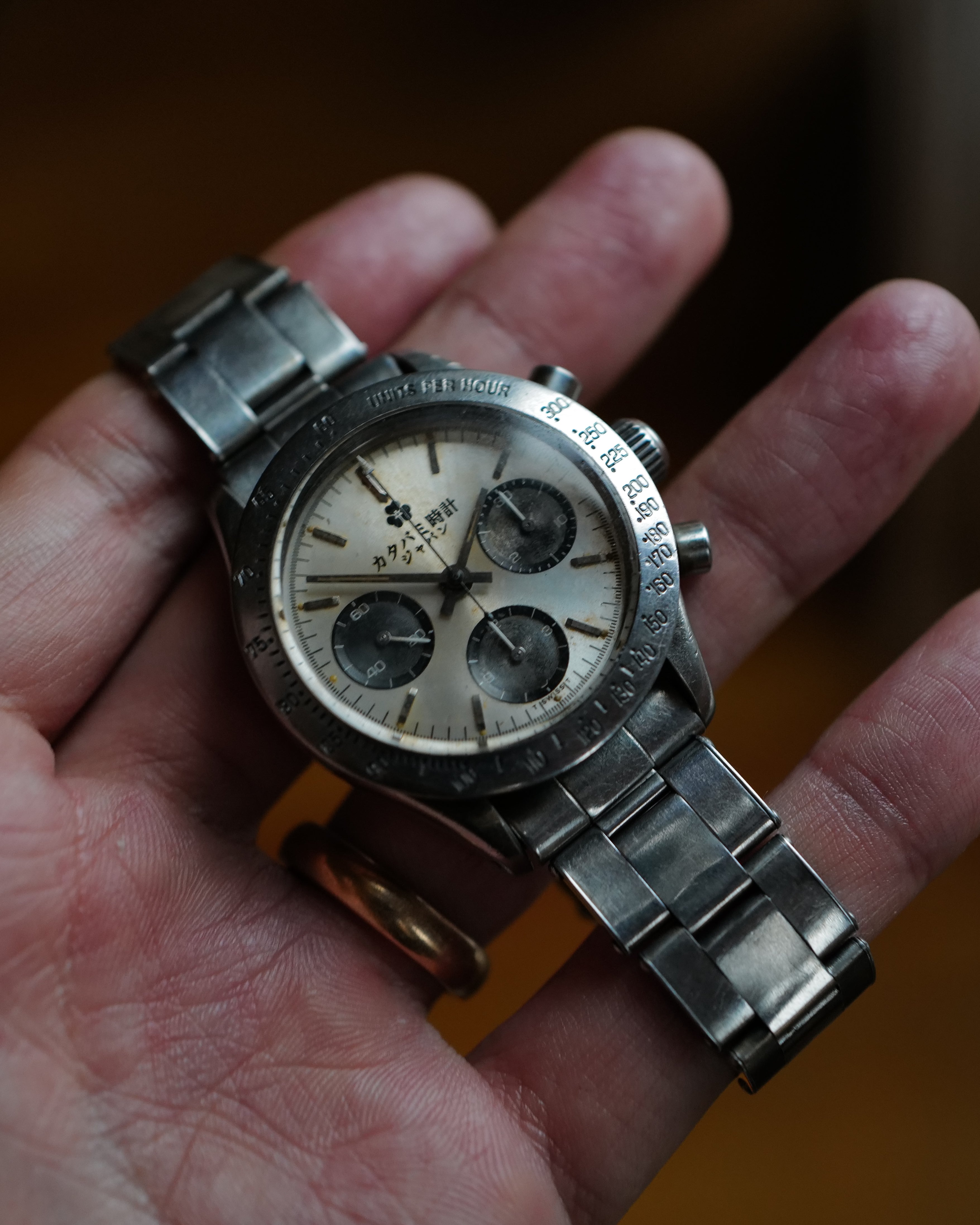STOCK】The Chronograph 「銀」 