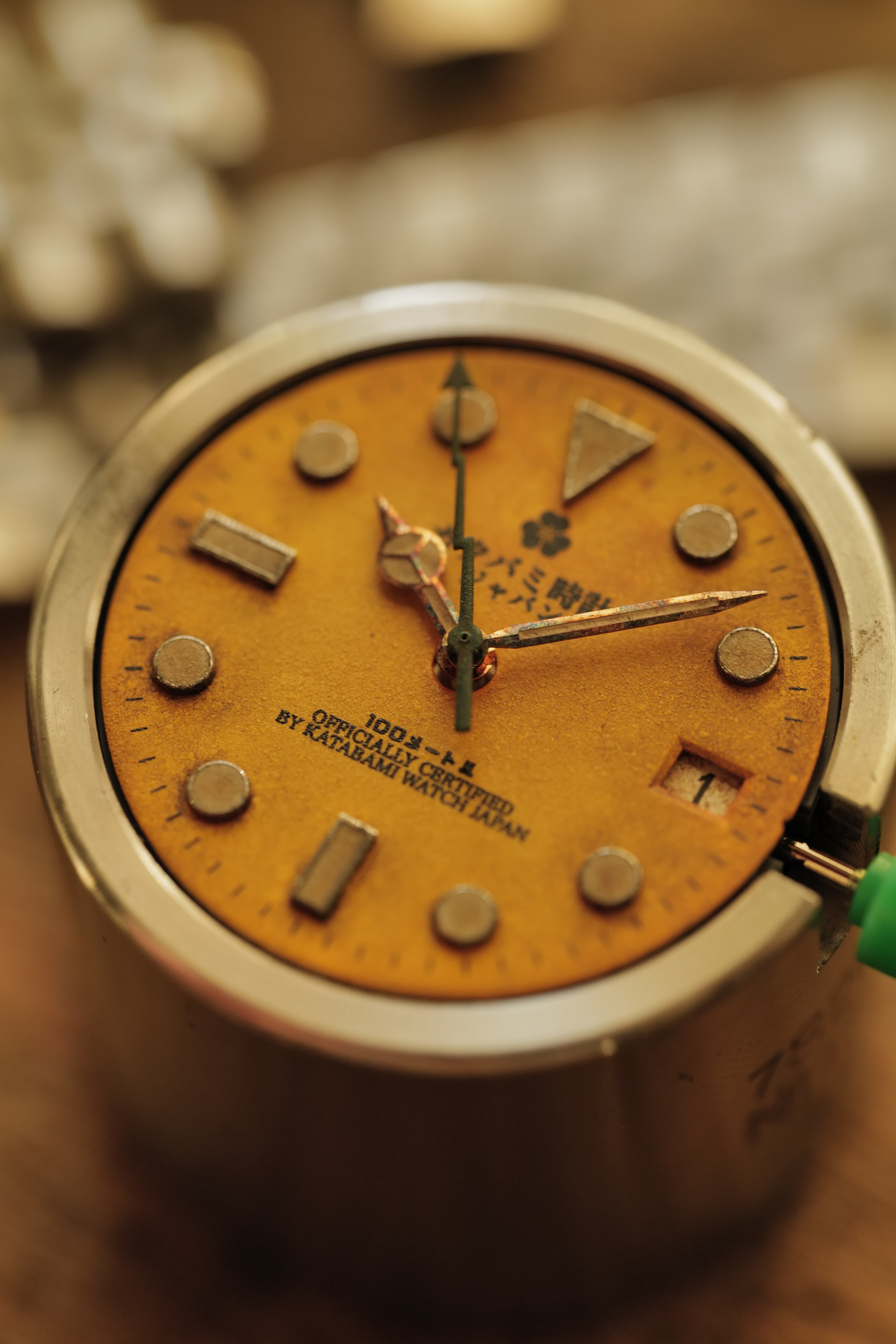 The 36mm “MIMOSA” – KATABAMI WATCH JAPAN