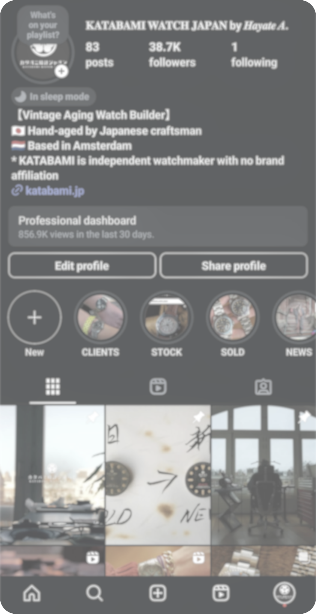 KATABAMI WATCH JAPAN